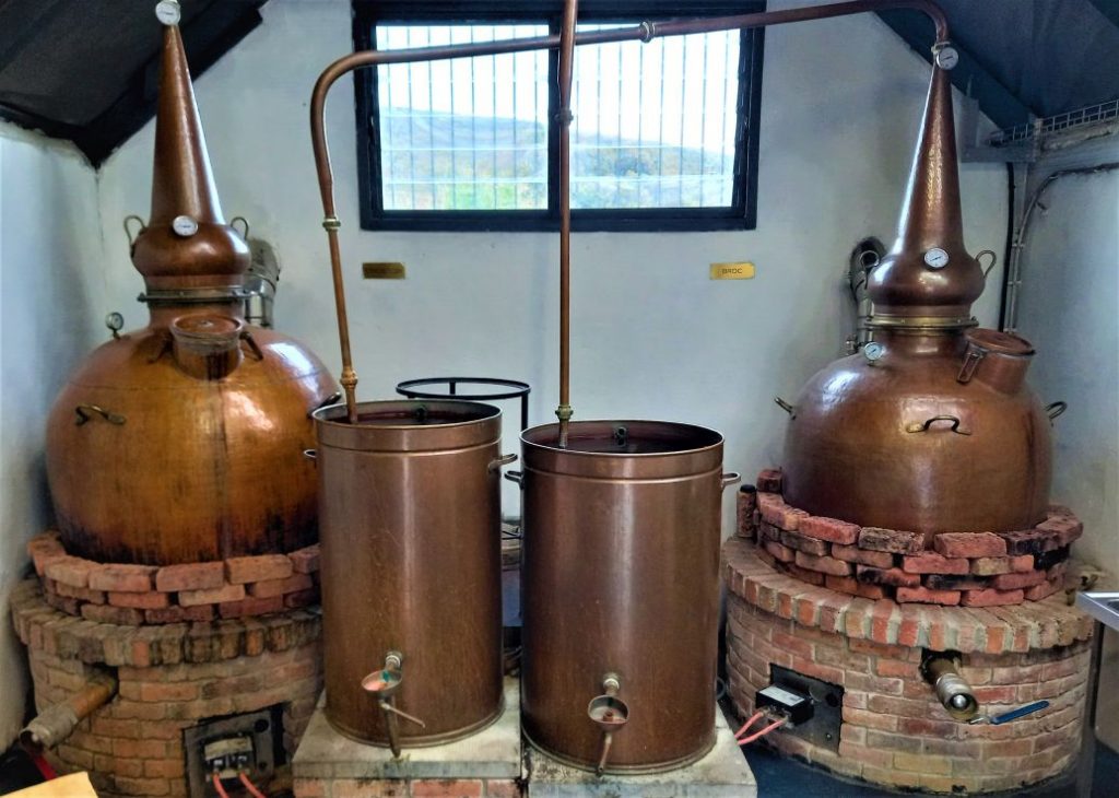 Killowen Distillery Pot Stills Brennblasen